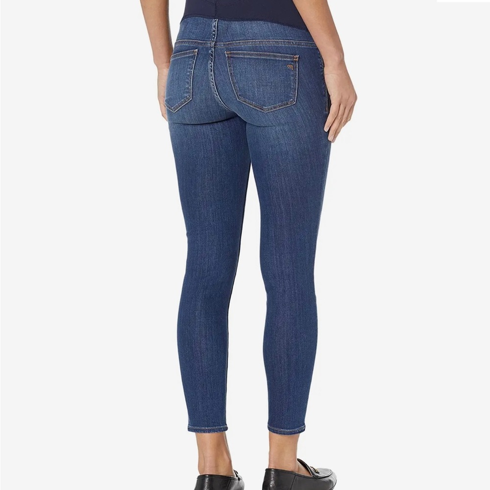 Madewell Maternity Over-the-Belly Skinny Jeans in Danny Wash: Tencel